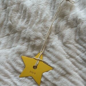 Christian Dior Star Charm / Lucky Star Tag / Ornament / Keychain / Bag Charm